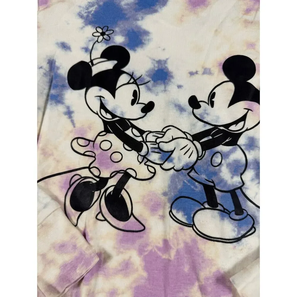 Gap Kids Disney Mickey & Minnie Tie Dye Pajama Set Girls Size 10